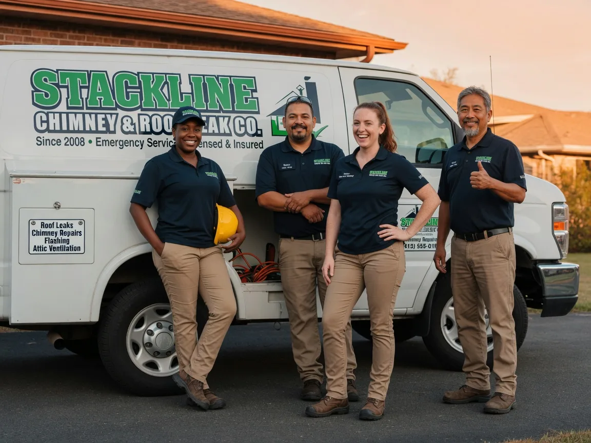 Chimney flashing repair company in Hampton, VA